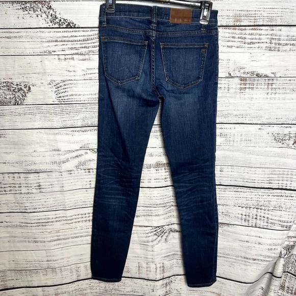 Madewell Skinny Skinny Jeans Mid Rise Dark Wash 25 - Picture 4 of 4